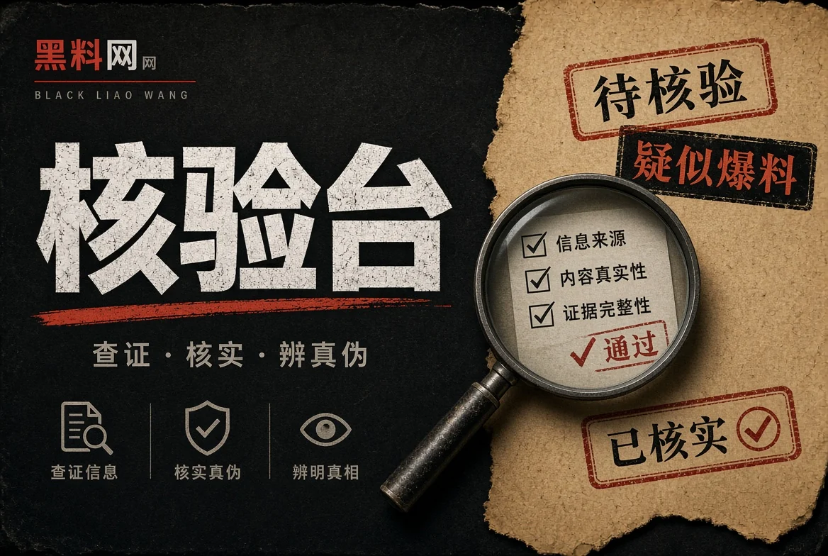 对证台资料核验